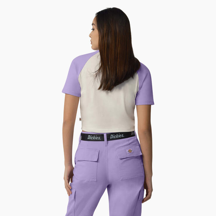 Women's Sodaville Cropped T-Shirt - Purple Rose (UR2) image number 2