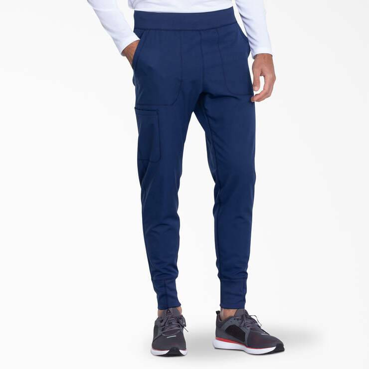 Men's Dynamix Jogger Scrub Pants - Navy Blue (NVY) image number 4