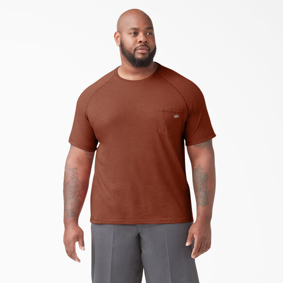 Cooling Short Sleeve Pocket T-Shirt - Red Rock Heather &#40;ROH&#41;