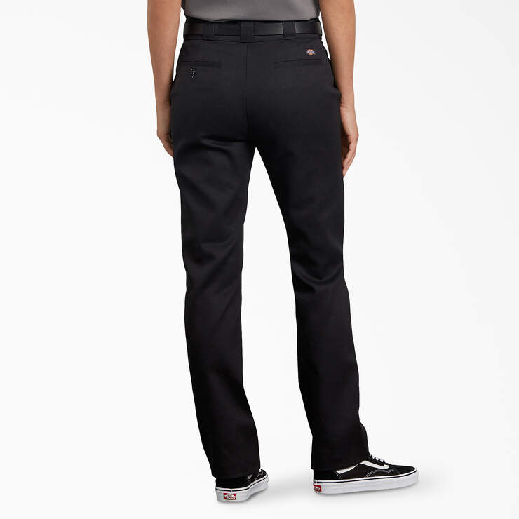 Women's FLEX Slim Fit Pants - Black (BK) image number 2