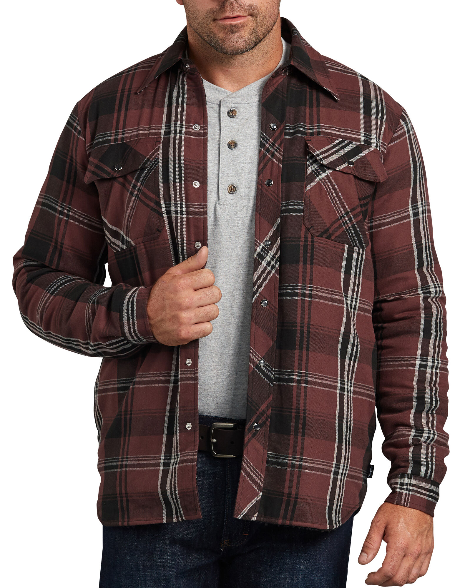 dickies workwear shirt jacket