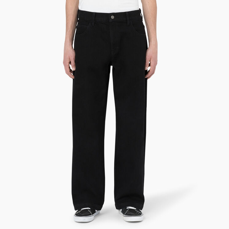 Dickies Skateboarding Wingville Loose Fit Jeans - Black Denim &#40;L9D&#41;