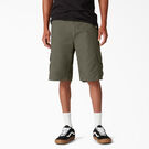 Dickies Skateboarding Cargo Shorts, 11&quot; - Moss Green &#40;MS&#41;
