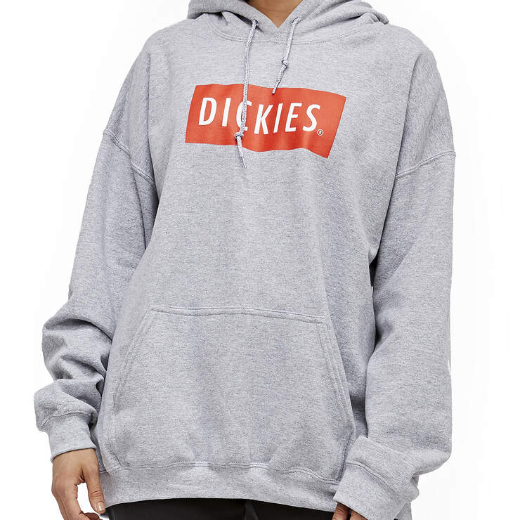 Dickies Girl Juniors' Block Logo Oversized Fleece Hoodie - Dickies US