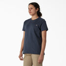 Women&#39;s Heavyweight Short Sleeve Pocket T-Shirt - Airforce Blue &#40;AF&#41;