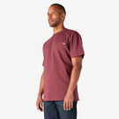 Heavyweight Short Sleeve Pocket T-Shirt - Burgundy &#40;BY&#41;