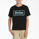 Boys&rsquo; Short Sleeve Relaxed Fit Logo T-Shirt - Black &#40;BK&#41;