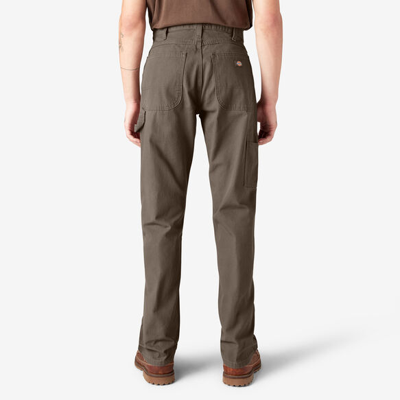 Relaxed Fit Heavyweight Duck Carpenter Pants - Rinsed Mushroom &#40;RMR1&#41;