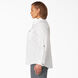 Women&rsquo;s Plus Long Sleeve Roll-Tab Work Shirt - White &#40;WH&#41;