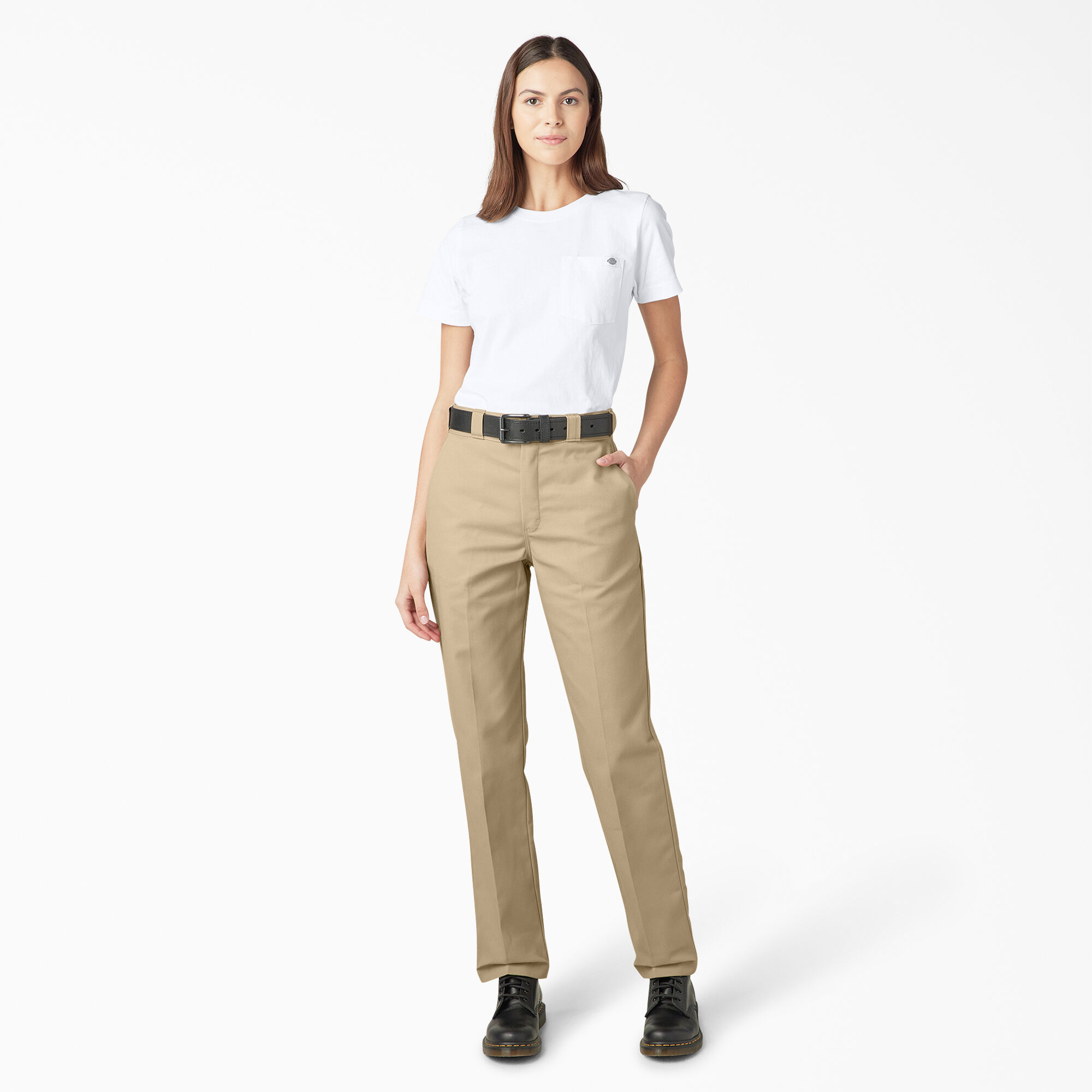 Dickies khaki pants womens shop