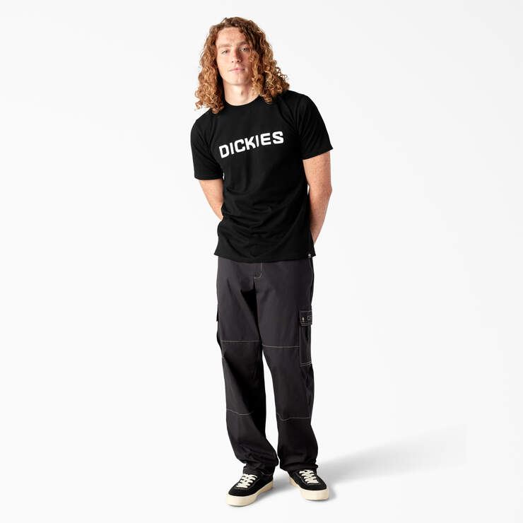 Dickies Skateboarding Logo T-Shirt - Black (KBK) image number 4