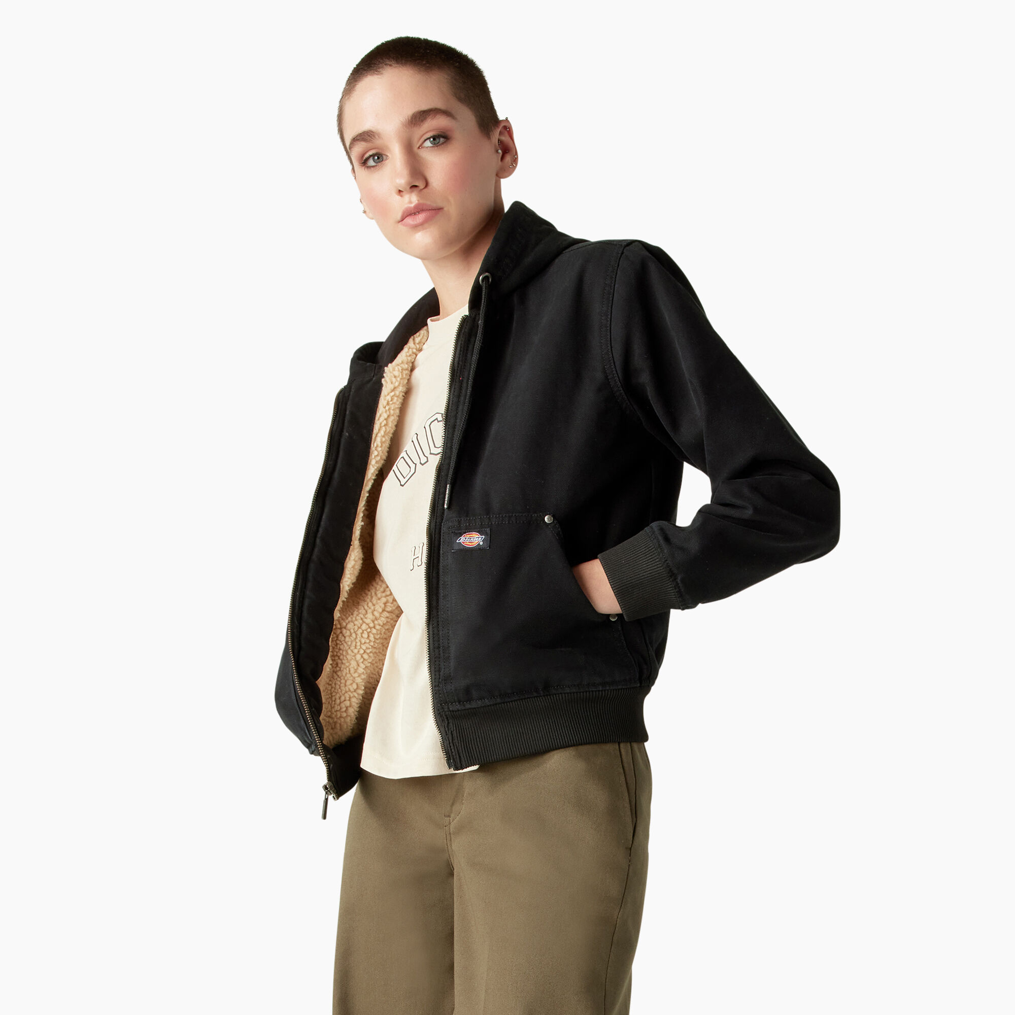 Fleece lined jacket womens outlet