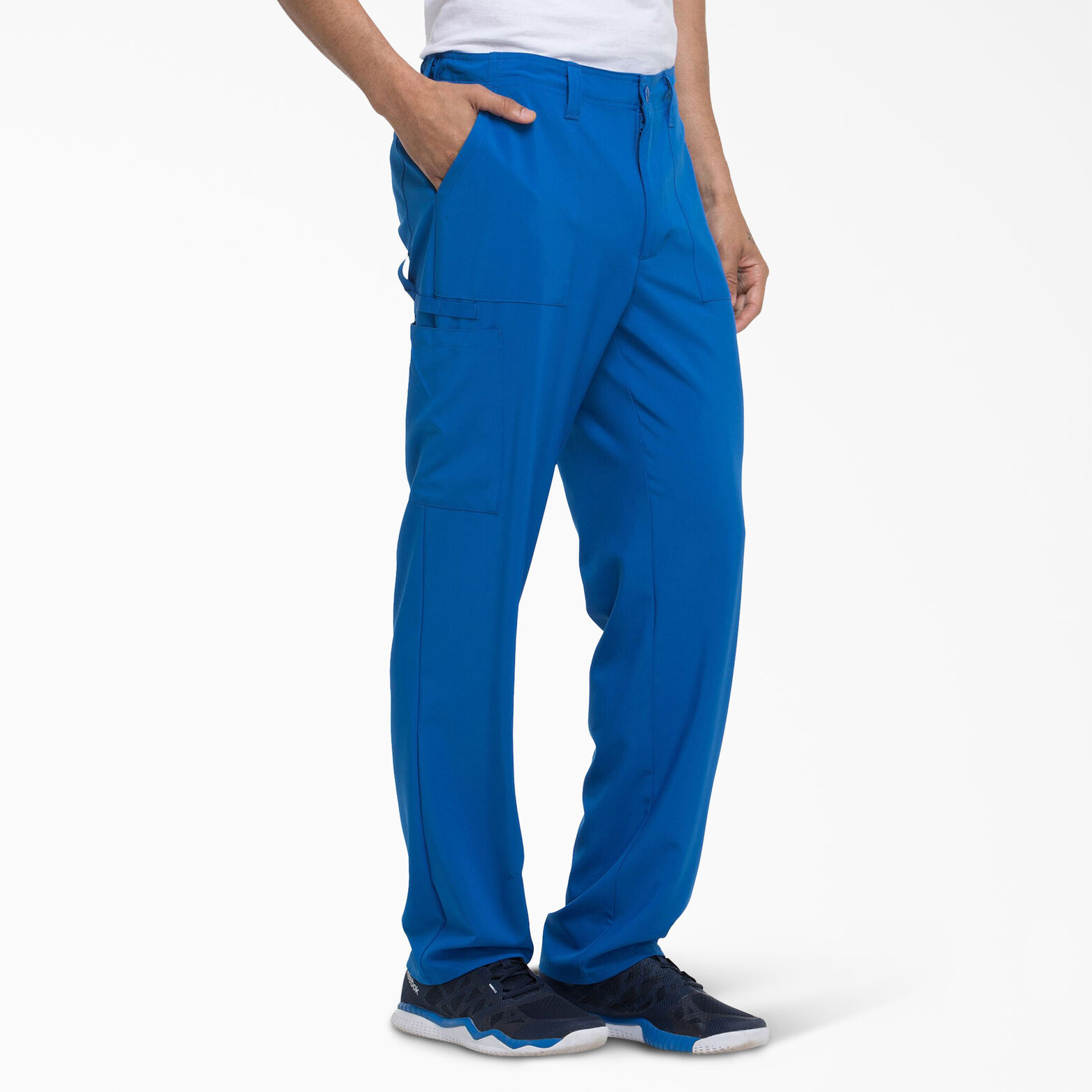 Men's EDS Natural Rise Drawstring Scrub Pants Royal Blue 4XL| Dickies