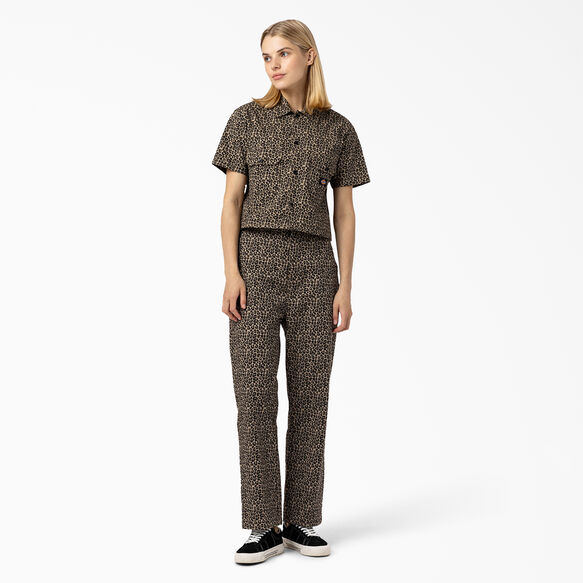 Women&#39;s Silver Firs Cropped Pants - Leopard Print &#40;LPT&#41;