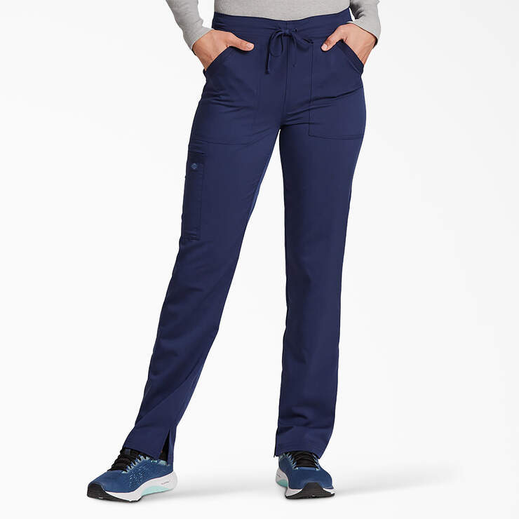 Women's Balance Drawstring Scrub Pants - Navy Blue (NVY) image number 1