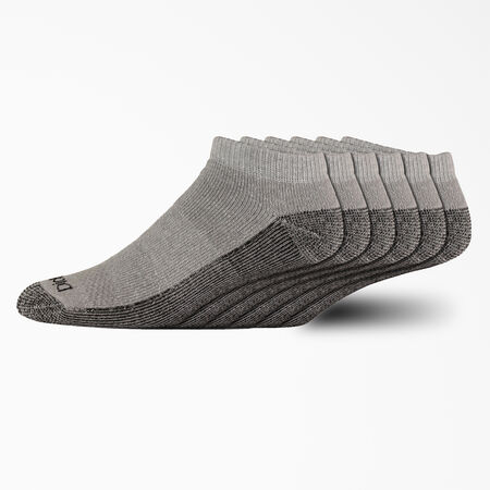 Dri-Tech No Show Socks, Size 6-12, 6-Pack - Gray &#40;GY&#41;
