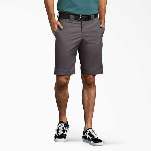Slim Fit Work Shorts, 11&quot; - Gravel Gray &#40;VG&#41;