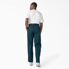 Loose Fit Double Knee Work Pants - Reflecting Pond &#40;YT9&#41;