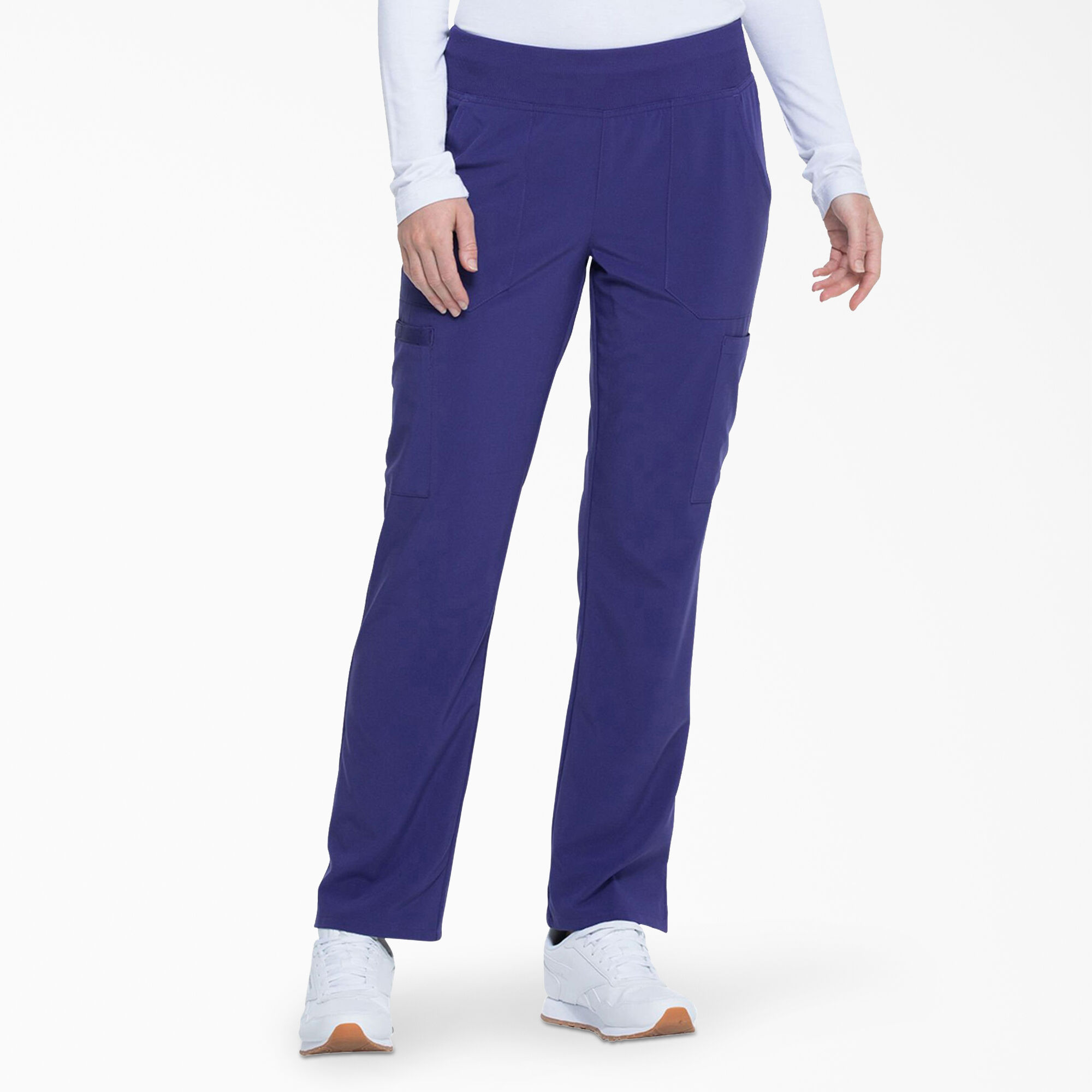 Dickies Scrubs Natural Rise Tapered Leg Pull On Pant DK005 NYPS Navy Free Ship