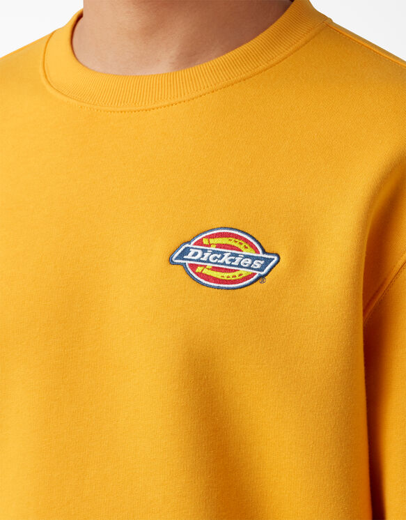 Fleece Embroidered Chest Logo Sweatshirt - Radiant Yellow &#40;R2Y&#41;
