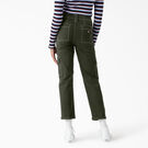 Women&#39;s Cuffed Utility Pants - Olive Green &#40;OG&#41;