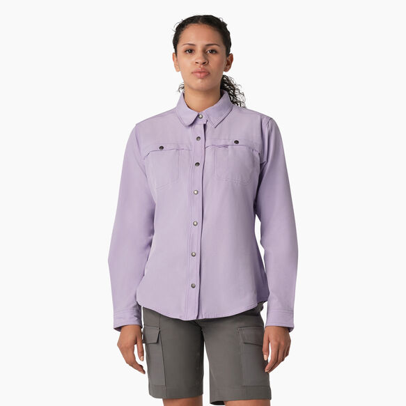Women&#39;s Cooling Roll-Tab Work Shirt - Purple Rose &#40;URD&#41;