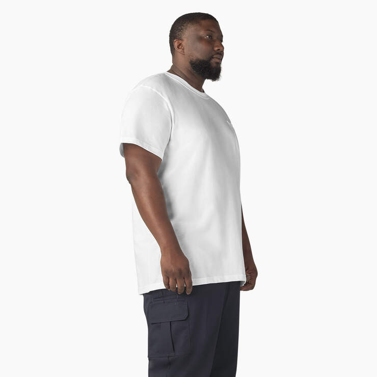 Lightweight Short Sleeve Pocket T-Shirt - White (WH) image number 7