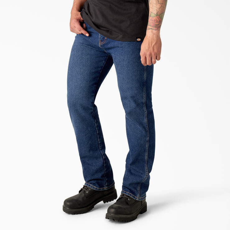 FLEX Regular Fit 5-Pocket Jeans - Medium Denim Wash (MWI) image number 3