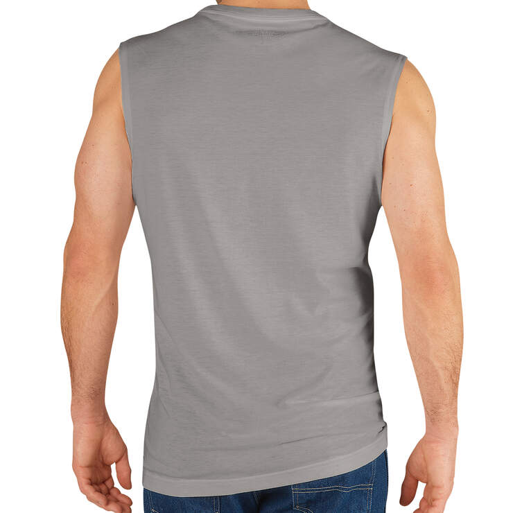 Performance Sleeveless drirelease® T-Shirt - MEDIUM HEATHER GRAY (MHG) image number 2