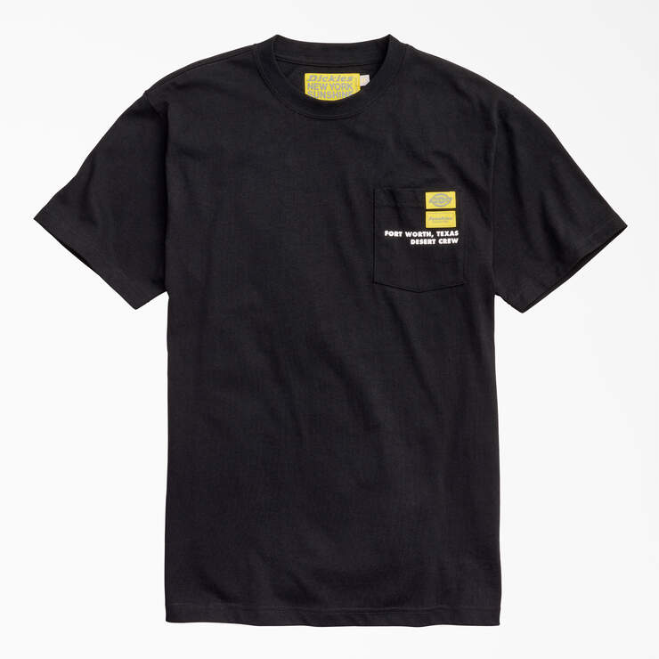 New York Sunshine x Dickies Install Team T-Shirt - Black (KBK) image number 2