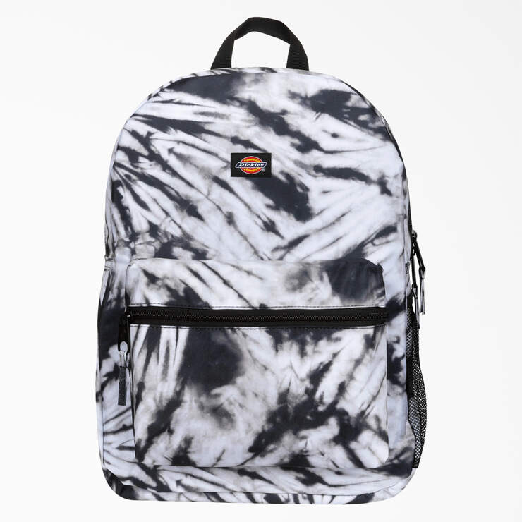 Student Tie Dye Backpack - Black White Tie-Dye (B1D) image number 1