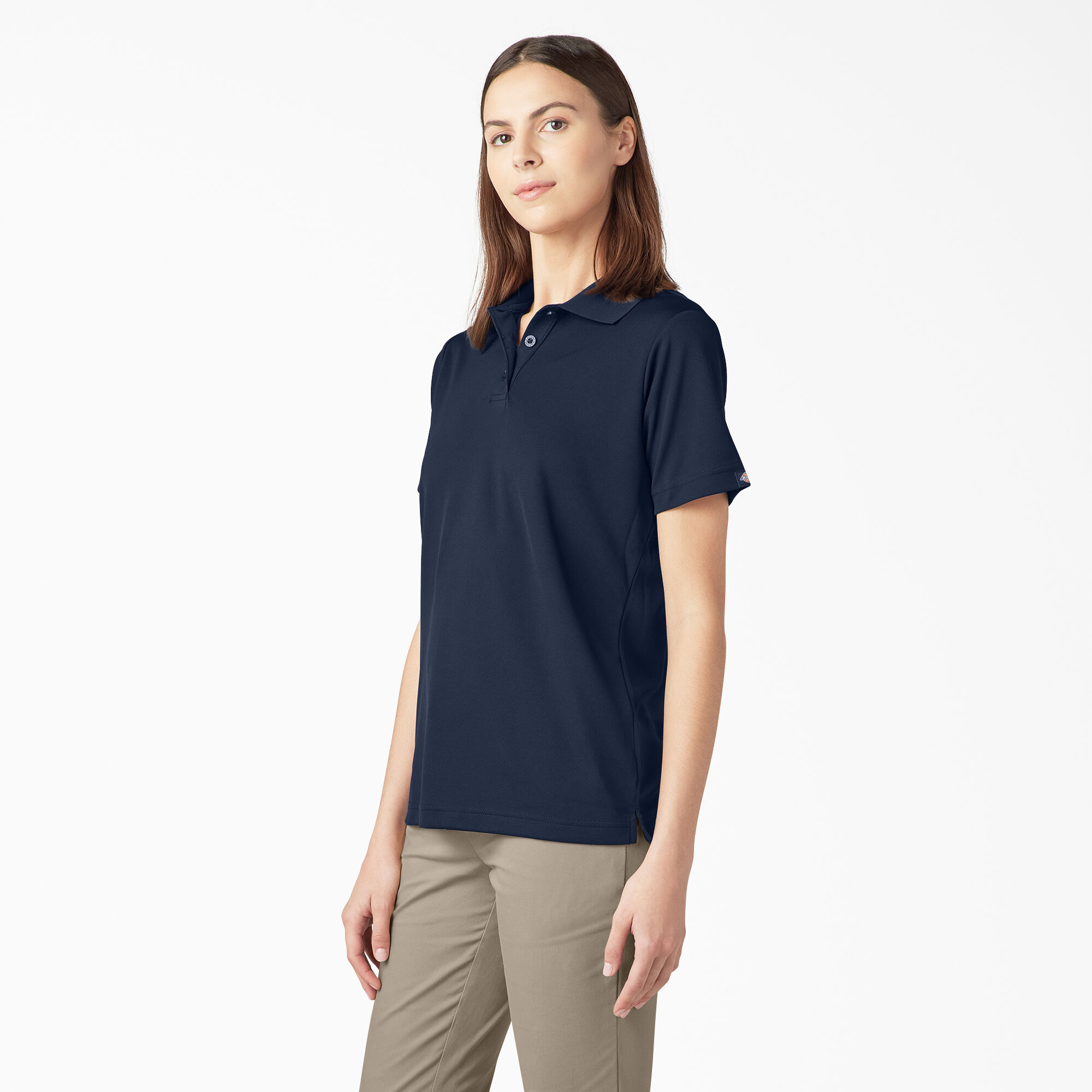 Navy and white polo online
