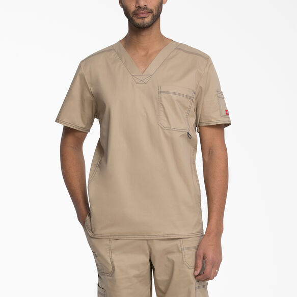 Men's Gen Flex Youtility Scrub Top - KHAKI (KHA)