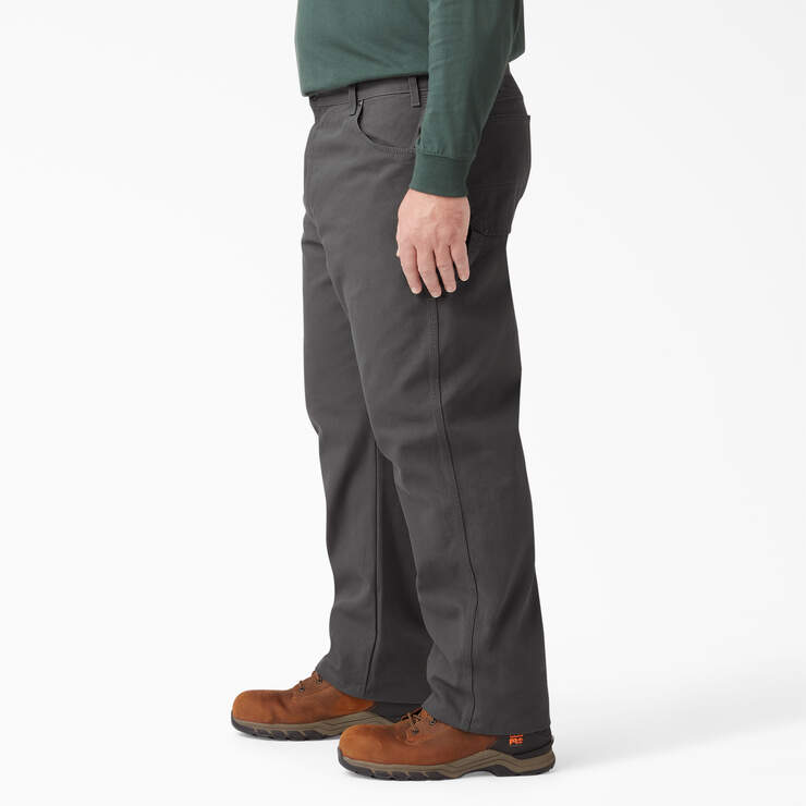 Relaxed Fit Heavyweight Duck Carpenter Pants - Rinsed Slate (RSL) image number 7