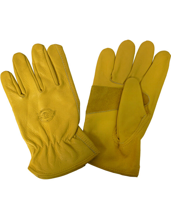 Saddle Grain Cowhide Driver Gloves, Medium - Tan (BR)