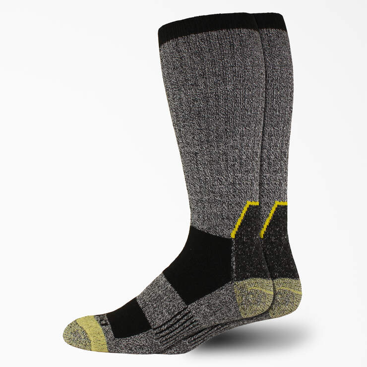 KEVLAR® Crew Socks, Size 6-12, 2-Pack - Black (BK) image number 1