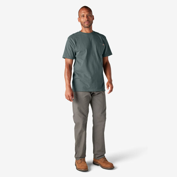 Heavyweight Short Sleeve Pocket T-Shirt - Lincoln Green &#40;LN&#41;