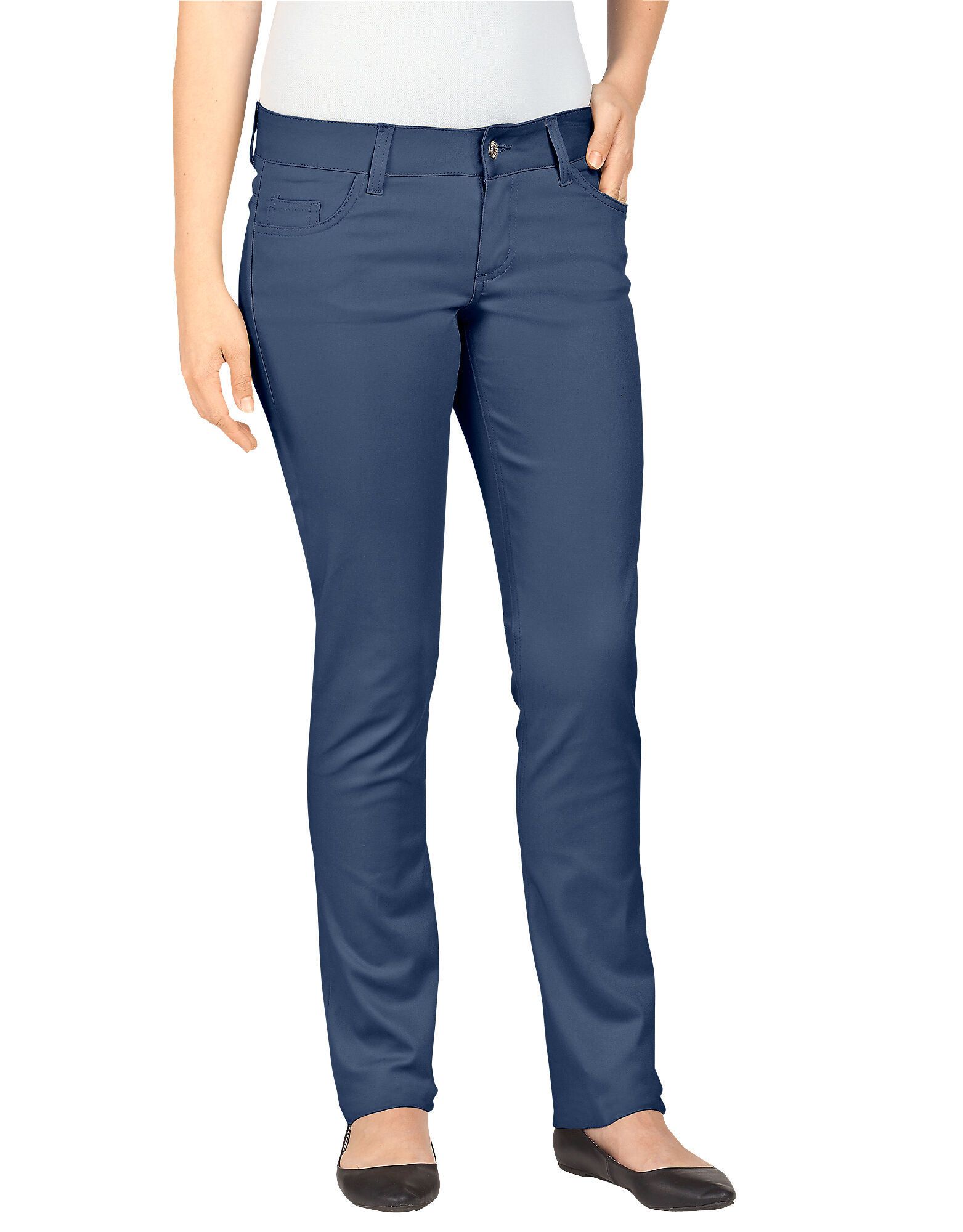 dickies junior's classic 5 pocket twill pants