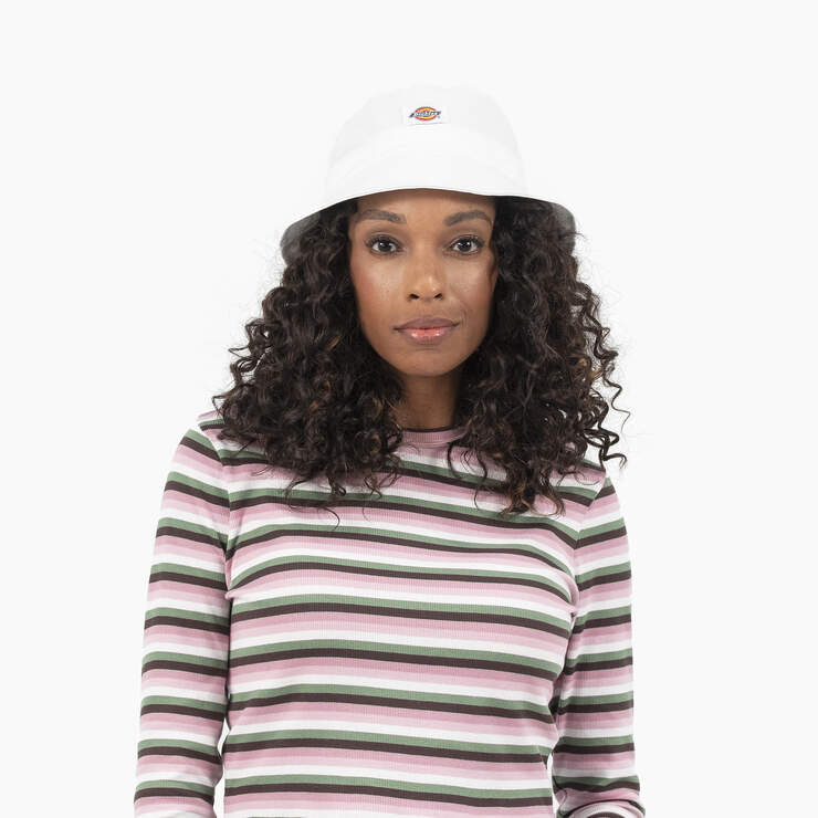 Twill Bucket Hat - White (WH) image number 2