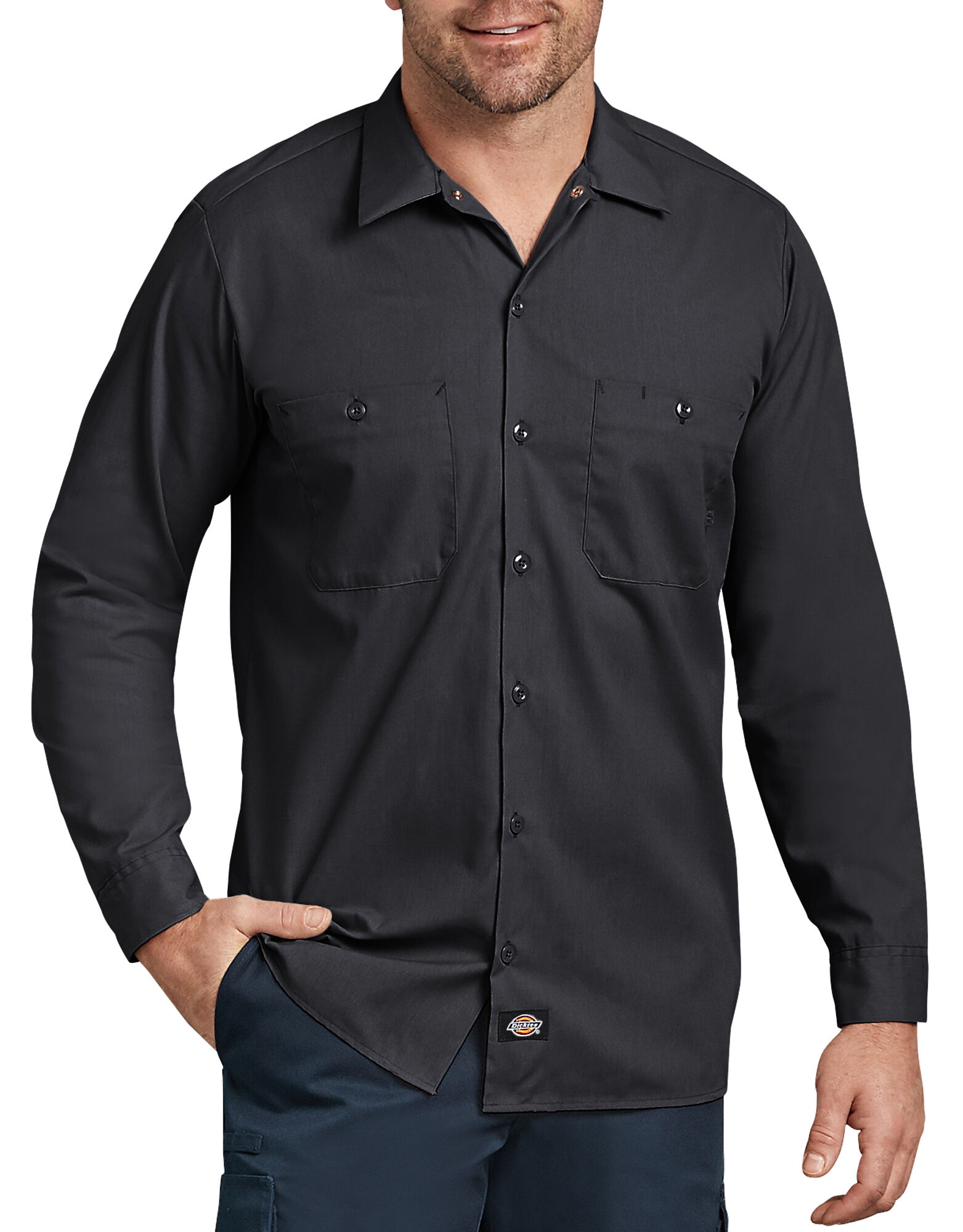 Long Sleeve Industrial Work Shirt | Mens Shirts | Dickies