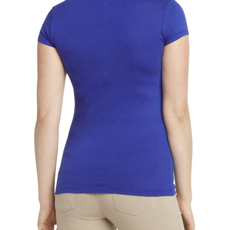 Dickies Girl Juniors' Short Sleeve Crew Neck T-Shirt - Cobalt Blue (COB) image number 2
