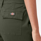 Women&#39;s Cropped Cargo Pants - Olive Green &#40;OG&#41;