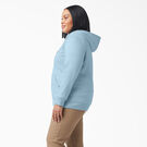 Women&#39;s Plus Heavyweight Full-Zip Hoodie - Clear Blue &#40;EU&#41;