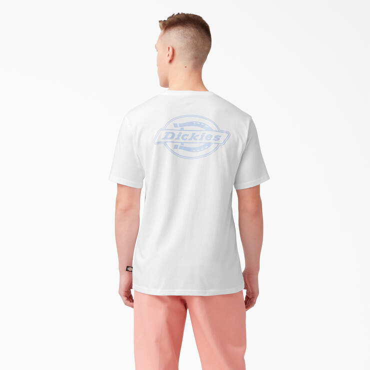 Back Logo Graphic T-Shirt - White (WH) image number 1