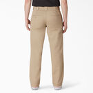 Flat Front Double Knee Pants - Khaki &#40;KH&#41;