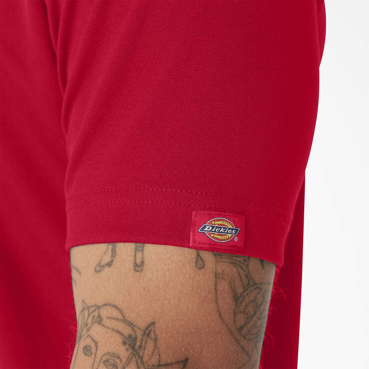 Short Sleeve Performance Polo Shirt - Apple Red (LR) image number 6