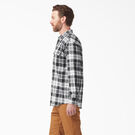 FLEX Long Sleeve Flannel Shirt - Charcoal/Black Plaid &#40;A2F&#41;