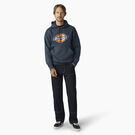 Water Repellent Tri-Color Logo Hoodie - Airforce Blue &#40;AF&#41;