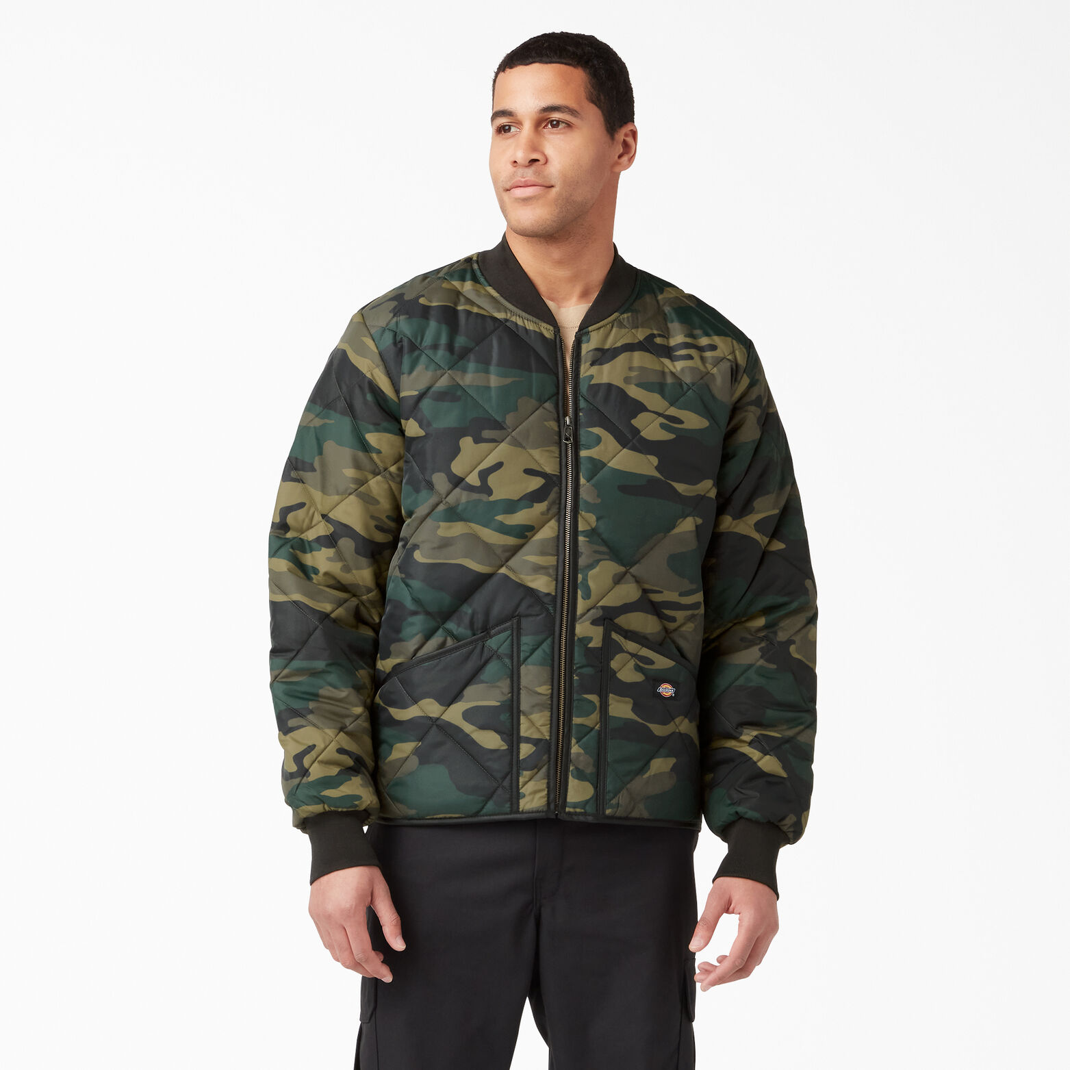 Camo Diamond Quilted Jacket Dickies Us