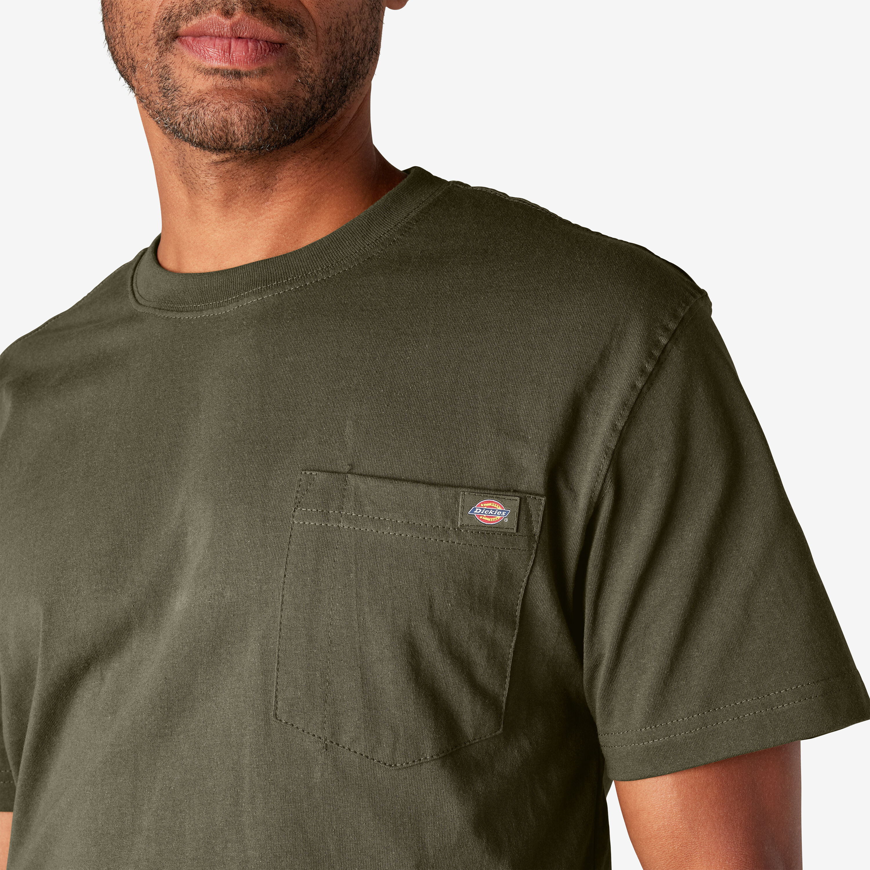 Short Sleeve Heavyweight Crew Neck T Shirt Mens Shirts Dickies
